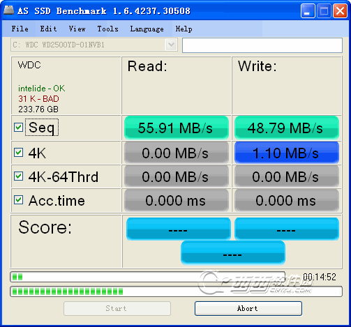 AS SSD Benchmark��ͼ