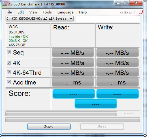 AS SSD Benchmark��ͼ