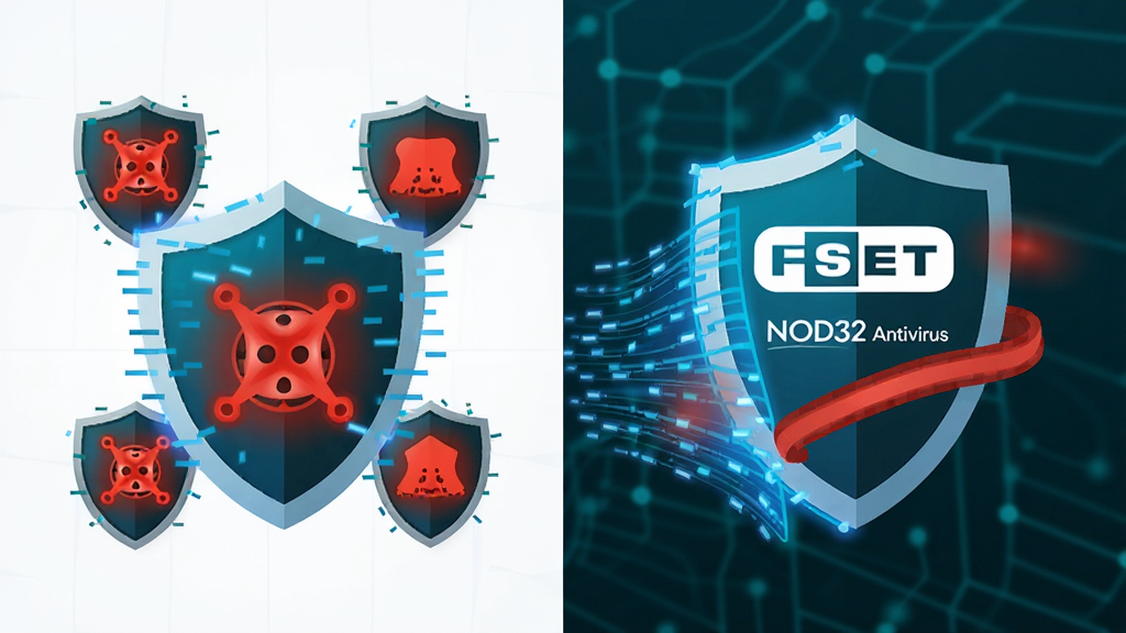 ��������ESET NOD32 Antivirus������Ϊ������в���صĳ������ͼ�����ֲ������ҷ��������ʾ��вͼ���Ҳ���ʾ���ض��ƣ��Ű��࣬���Ϊ�ִ����簲ȫ�廭��ϸ�ڰ�����ɫ��вԪ�ر���ɫ����赲�����������������ʸ���ɾ��޶���Ԫ�ء�