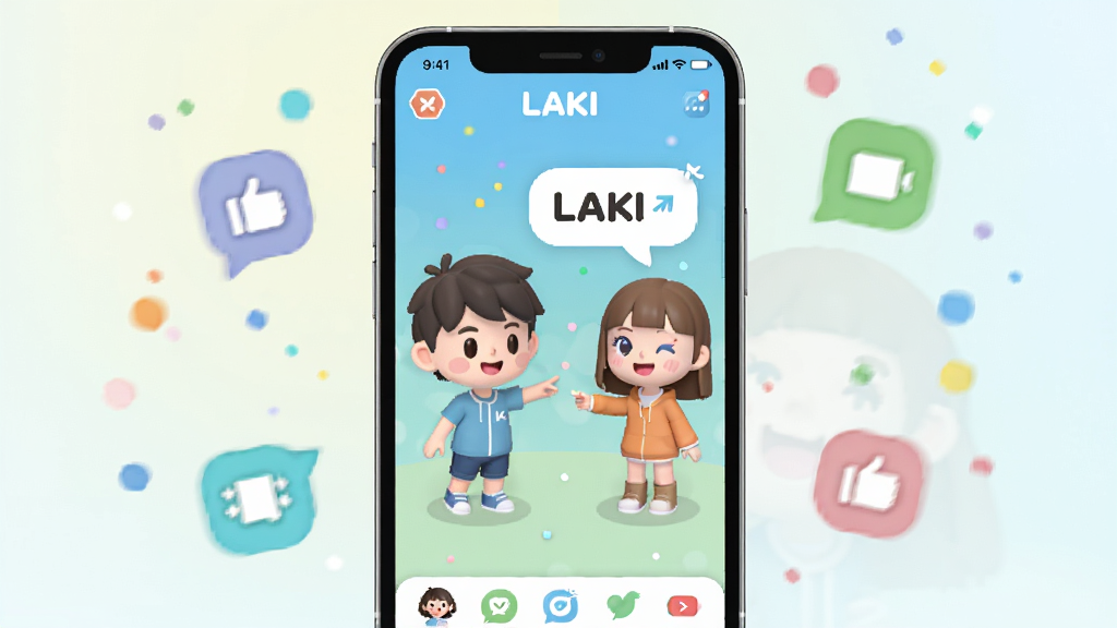 һ��չʾLAKIȤζ���������AI����ͼ����������Ϊһ���������ֻ�����Ļ�ϳ���LAKIӦ�����û��������ɫ�����Ķ�����������ɫ����ɰ����Ի������д���