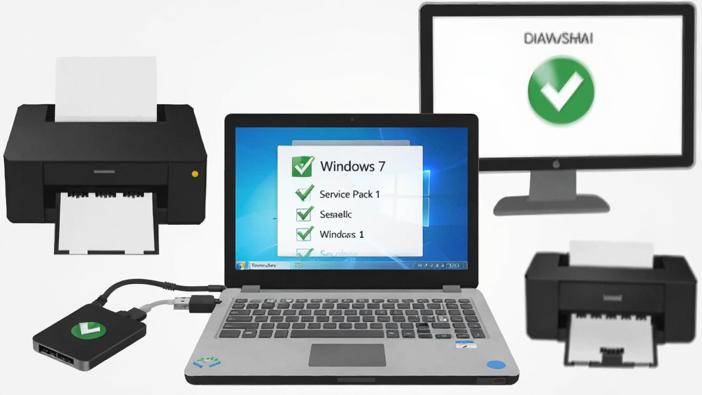Windows 7 Service Pack 1 ����������չʾͼ������Ϊһ̨�򿪵ıʼǱ����������Ŷ������裬����USBӲ�̡���ӡ������ʾ��������Ϊ�豸���Ƶ��Եķ���״��ͼ���Ű�ͻ��������Ļ�ϵļ����Թ�ѡ�б������Ϊ��ƽ���Ƽ��廭�磬ϸ���ϸ��豸�ӿ������ɱ桢��Ļ��ʾ��ɫ�Թ�ͼ�ꡢ����Ϊǳ��ɫ������Ϊ����ʸ��������ɾ����޶���Ԫ��