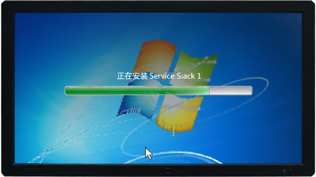 Windows 7 Service Pack 1 ��װ���Ƚ��棬����Ϊһ̨��ʾ����Ļ��ʾ��ɫ��װ�������͡����ڰ�װ Service Pack 1�����֣�����Ϊ��Ļ���С��·������ָ�룬�Ű�ͻ�������������֣����Ϊдʵ��Ļ��ͼ�磬ϸ���Ͻ�����Ϊ��ɫ���䡢����Ϊ��ɫ����Ļ�߿�Ϊ��ɫ������Ϊ���塢����ɾ����޶���Ԫ��