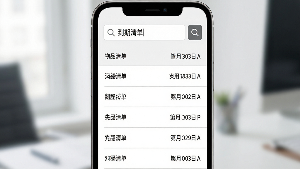 �����嵥����¼����������棬����Ϊ�ֻ���Ļ��ʾ���������Ʒ�б�������������