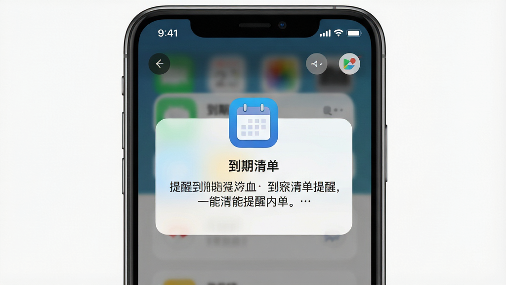�����嵥�������ѹ��ܽ��棬����Ϊ�ֻ���Ļ��ʾ֪ͨ���ѵ����������а���