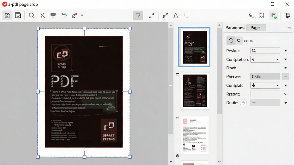 һ��չʾa-pdf page crop���������ͼƬ�������������������ڣ�����Ϊ���ҳ��Ԥ�������Ҳ����������壬�Ű��������࣬���Ϊ�ִ��칫�������ϸ�ڰ���PDFҳ������ͼ���ü������ߡ���������ť�����ʸ��壬�ɾ����޶���Ԫ��