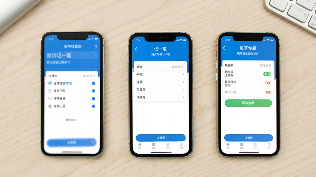 ����Ǯ�ܼ� �ƶ��˼��˲�������ʾ��ͼ������չʾ�����ֻ��������У��ֱ���ִ�Ӧ�á������һ�ʡ���д���������������棬����Ϊ������ɫ������Ϊǳɫ���棬�����ֱ�ۣ������������޶���Ԫ��