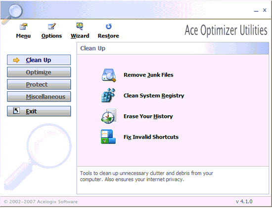 Ace Utilities(ϵͳ�Ż���������)��ͼ