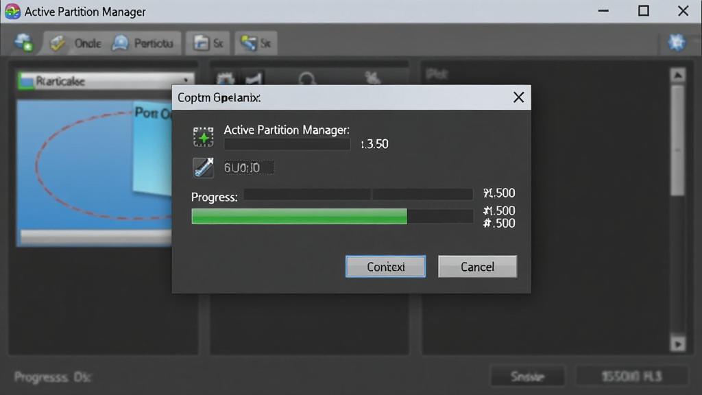 Active Partition Manager ����������������ʾ��������ȷ�϶Ի����������ʾ����������Ϊ��������̷�����������Ϊ���е����ӱ������棬���Ϊ��๤�߷磬ϸ�ڰ���ȷ�ϰ�ť��ȡ����ť��������������������ֵ����������������ɾ����޶���Ԫ��