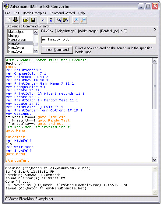Advanced BAT to EXE Converter(������ת��ִ�г���)��ͼ
