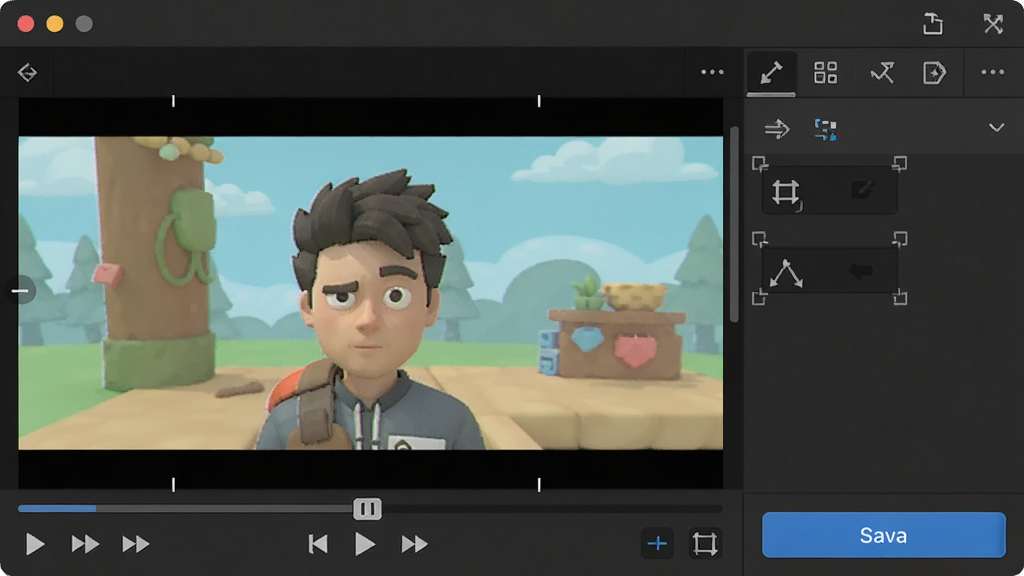 Animated Screen ʵʱԤ����༭���棬����Ϊ��ƵԤ��������༭��������������Ԥ���ҹ��ߣ��Ű���գ����Ϊרҵ�����磬ϸ�ڰ������ſ��ơ��ü���ǡ����水ť�������������ɾ����޶���Ԫ��