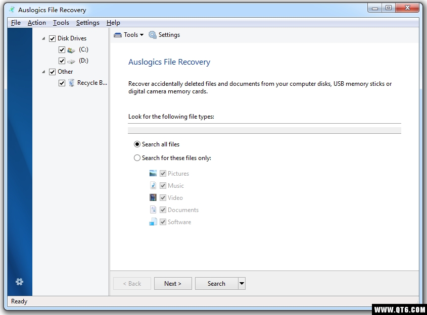Auslogics File Recovery(��˹�߼��ļ��ָ�)��ͼ