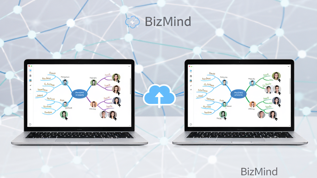 BizMind�ƶ�Э����������������̨�豸ͨ����ͼ�����ӣ���Ļ����ʾͬһ��˼ά��ͼ���ڵ����ж���û�ͷ���꣬����Ϊ�����������������Ƽ���࣬���С�BizMind��������ϸ�����������ʸɾ����޶���Ԫ��
