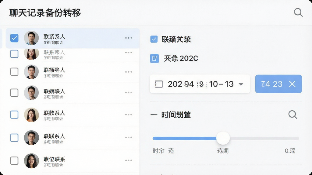 ѡ����Ǩ�ƹ��ܽ��棬����չʾ�������¼����ת�ơ�Ӧ���е�ɸѡ��壬����Ϊ��ϵ���б���ʱ���Ử�飬����Ϊ����б��Ҳ�ɸѡ�������Ű��������������Ϊ��Լǳɫ����磬ϸ�ڰ�����ѡ������ѡ�����������Ŵ�ͼ�꣬���ʸ��壬�ɾ����޶���Ԫ��
