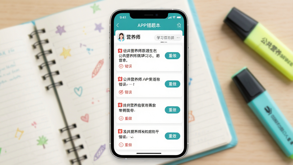 һ���ԡ�����Ӫ��ʦ��APP���Ȿ����Ϊ�����AI��ͼ������չʾһ���ֻ���Ļ����Ļ���Ǵ����б���ÿ�����Ա��к�ɫ�����Ǻ͡���������ť�������е����ıʼǱ���ӫ���Ԫ�أ�����ͻ�������־��У����Ϊ����ѧϰ��Ӧ���Ӿ���ϸ�ڷḻ�����ʸ���ɾ�