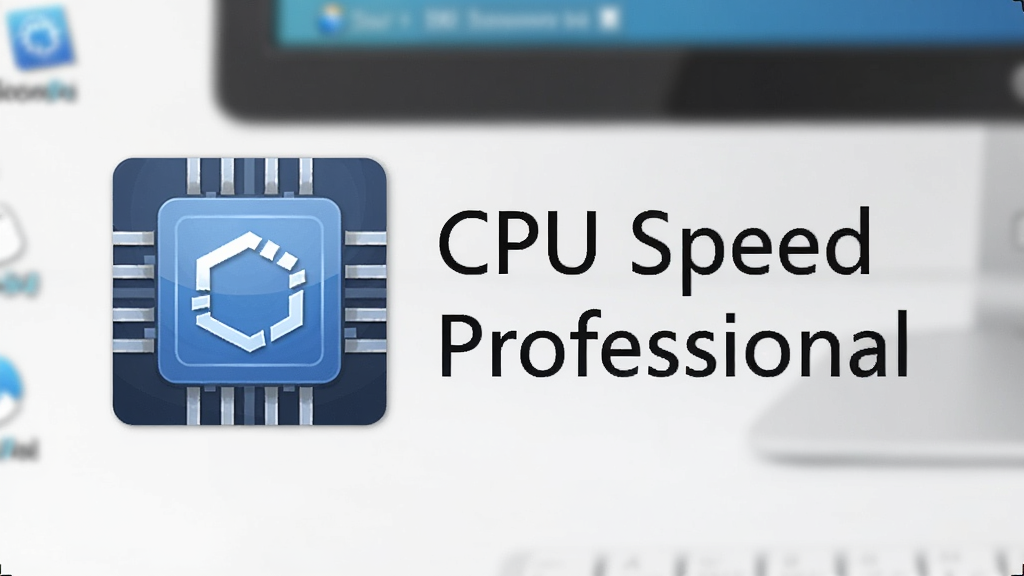 CPU Speed Professional������װ��ɺ������ͼ����д��ͼ��Ϊ��ɫоƬ���ͣ��Ա���ʾ�������ƣ�����Ϊ���ĵ������棬����ɾ������廭�ʣ��޶���ͼ�����