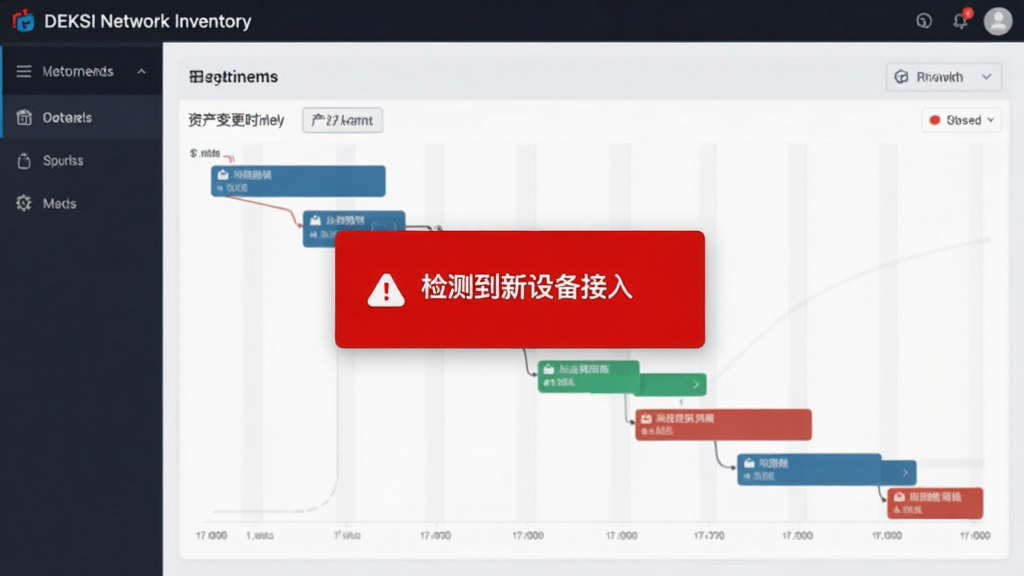 DEKSI Network Inventory ����澯֪ͨ���棬�����е�����ɫ�澯��ʾ����ʾ����⵽���豸���롱������Ϊ�ʲ����ʱ����ͼ���������Ŀ�������ۣ����廭�ʣ��ɾ��޶���Ԫ��