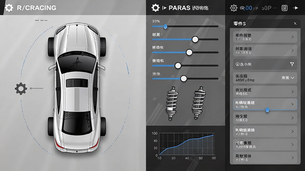 ������R/CRACING������У���棬����Ϊ��೵������ͼ���Ҳ��ǲ������ڻ���������б����Ű�Ϊƽ���������ƣ����Ϊ��๤ҵ�磬ϸ�ڰ�������ͼ�ꡢ������ʾ��ͼ���������ߣ�����Ϊ����1080P���ɾ����޶���Ԫ��
