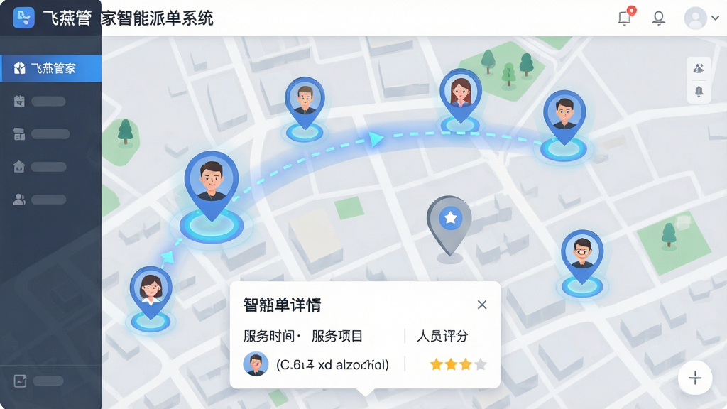 ����ܼ������ɵ�ϵͳ���棬����չʾһ�ų��е�ͼ����ͼ���ж��������Աͷ��ͼ�����û�λ�ñ�ǣ�һ�����������û�������ķ�����Ա����Ļ�·������������鿨Ƭ����������ʱ�䡢������Ŀ����Ա���֣�����Ϊ����ɫ�����Ϊ�Ƽ��б�ƽ�廭��ϸ�ڰ�����λ���κ�·������Ч�������ʸ��壬�ɾ����޶���Ԫ��