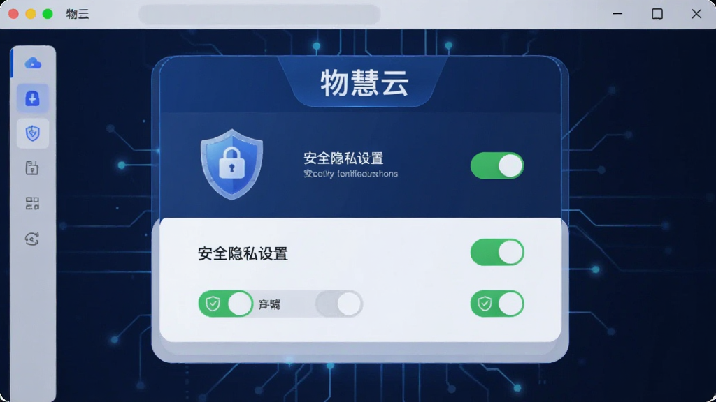 ��������Ϊ������ơ������İ�ȫ��˽���ý��棬����Ϊ���п�Ƭʽ��ƣ��Ű�����ʾ�ж���ͼ���Ȩ�޿��أ����Ϊ��ȫ�Ƽ��磬ϸ���ϰ�������������ɫ��ȫ��ʶ�����ʸ��壬�ɾ����޶���Ԫ��