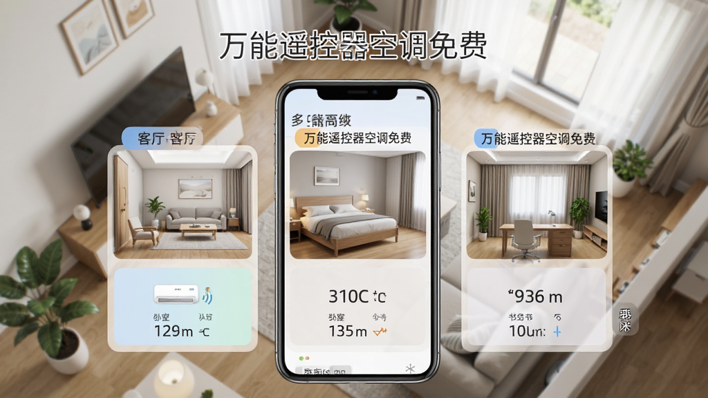 һ��չʾ���豸���������ͼƬ���ֻ���Ļ��Ϊ��������ֱ��ע���������ҡ��鷿��ÿ��������ʾ��ͬ�Ŀյ��¶Ⱥ�ģʽ������Ϊ�Ҿӻ�������ͼ��������¼�Լ��ϸ�ڷḻ�����ʸɾ���ͼ��������ʾ������ң�����յ���ѡ�
