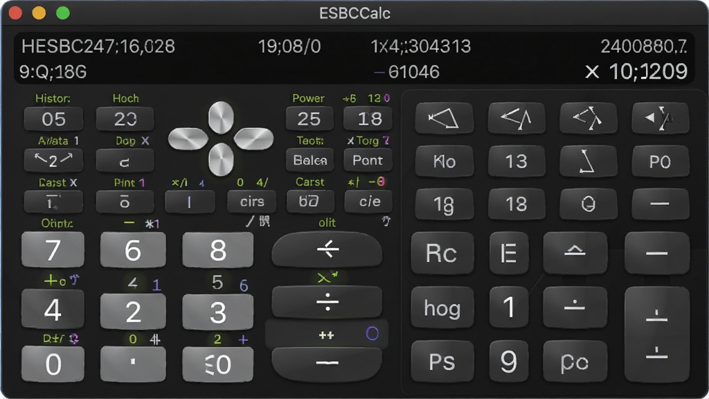 һ��չʾ ESBCalc ��ѧ�����������������ͼƬ��������������ɫ����ļ��������ڣ����Ϊ�����������������������Ҳ�Ϊ���Ǻ�����������������ȿ�ѧ������壬������ʾ��ʷ����ʽ��ʵʱ�����������岼�ָɾ����룬���Ϊ�ִ����������ͼ��ϸ�ڰ��������߹⡢��ֵ��ʾ���������ʸ��壬�ɾ����޶���Ԫ��