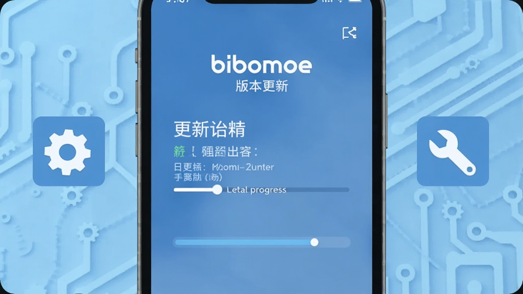 bibomoe �汾���½��棬�ֻ���Ļ��ʾ������־�ͽ��������Ա��г��ֺͰ��ֹ���ͼ�꣬����Ϊ����ɫ�Ƽ�����������ƽ���������������ɾ�����
