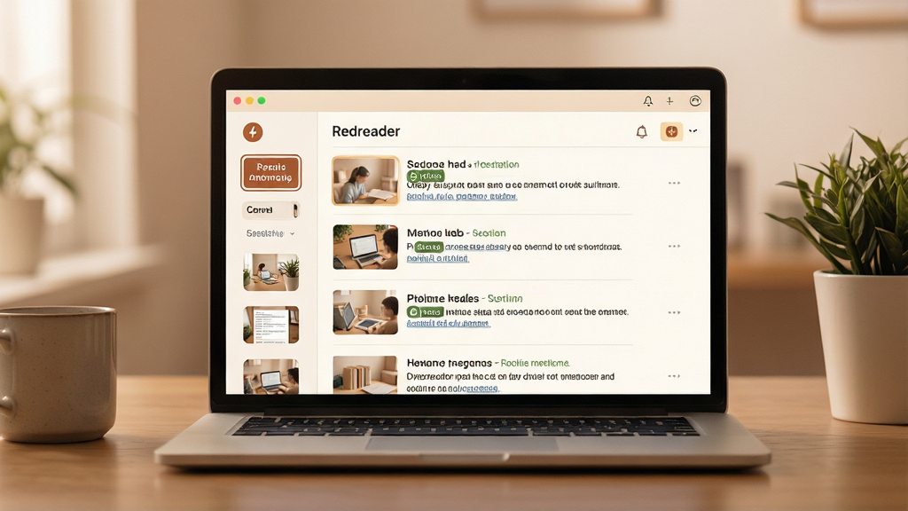 Feedreader �����Ķ�ģʽʾ��ͼ������Ϊ�ʼǱ������������绷������ʾ�ѻ��������б�������Ϊȫ���Ķ���ͼ��ϲ������ͼ�������Ű�������ʣ�����ºͻ��ۣ�ϸ�ڰ������߱�־������ժҪ���֣����������ɾ�