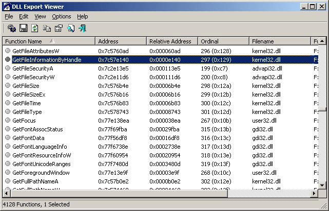 DLL Export Viewer �������� ��׿��