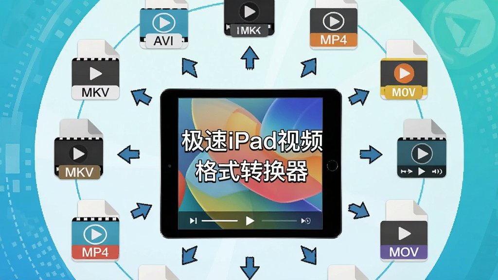 ����iPad��Ƶ��ʽת����֧�ֶ�����Ƶ��ʽת����ʾ��ͼ������Ϊ�����Ƶ�ļ�ͼ��Χ������iPad�豸���У����ֲ���Բ�η���״��ͼ���Ű�����ͻ���������ơ�����iPad��Ƶ��ʽת�����������Ϊ��ƽ���Ƽ��廭�磬ϸ�ڰ���MKV��AVI��MP4��MOV�ȸ�ʽ��ǩ��ת����ͷ���š�iPad��Ļ��ʾ���Ż��棬����Ϊ���壬�ɾ��޶���Ԫ��