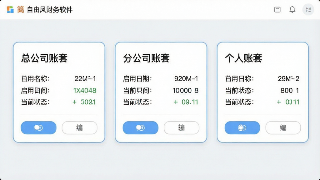 ���ɷ�������������׹������棬����չʾ�������ŵ����׿�Ƭ���ֱ��עΪ���ܹ�˾���ס����ֹ�˾���ס����������ס���ÿ�ſ�Ƭ����ʾ�������ơ������ڼ��뵱ǰ״̬����Ƭ�·����л���༭��ť�����岼��Ϊ�������У����Ϊ��Լ����Ƭʽ��ƣ���ɫ�԰�ɫ��Ƭ����ǳ�ҵ�ɫ��ϸ�ڴ��ɼ���ƬԲ���뵭��ɫ�����߿򣬻��������ɾ����޶���Ԫ��
