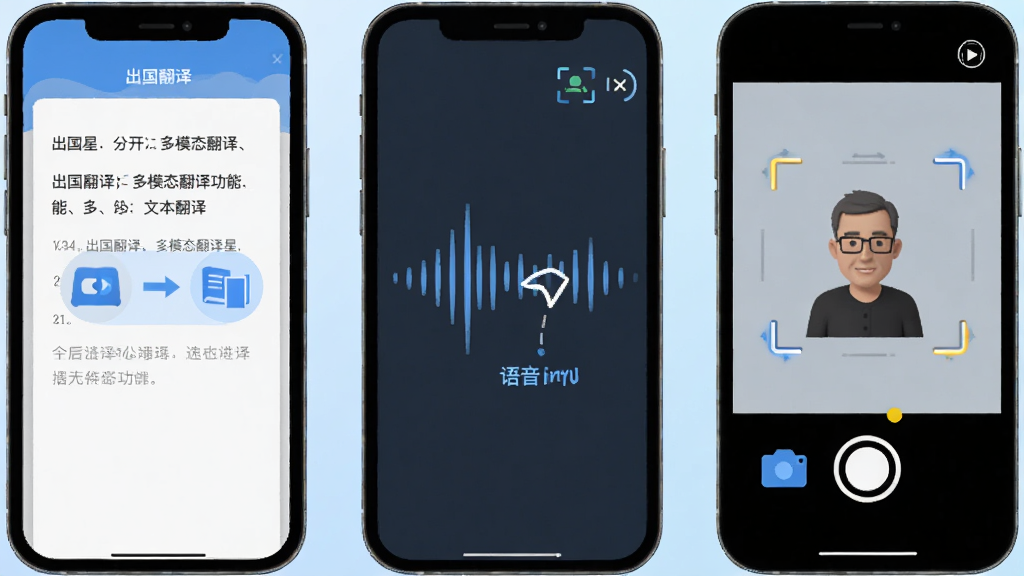 һ��չʾ���������Ƕ�ģ̬���빦�ܵ�����ͼ�������Ϊ�������֣�������ı�������棬�м����������벨�ƣ��Ҳ������ȡ�ʽ��棬�����ǵ���ɫ���䣬���Ϊ��ƽ���Ƽ�ͼ�꣬ϸ�ڰ��������Ĺ��ܱ�ʶ�ͷ����ͷ�����ʸ��壬�ɾ����޶���Ԫ��