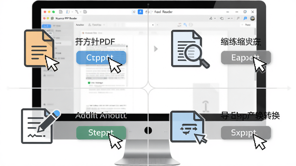 Nuance PDF Reader ʹ�ý̳�ʾ��ͼ������Ϊ������Ļ����ʾ�������������棬������չʾ���ļ�������ҳ�桢������ע������ת���ĸ������ͼ��ָ�������ֲ����Ĺ����Ű棬���Ϊ����ѧ�磬ϸ���ϳ������ָ���������ť����������������ɾ����޶���Ԫ��