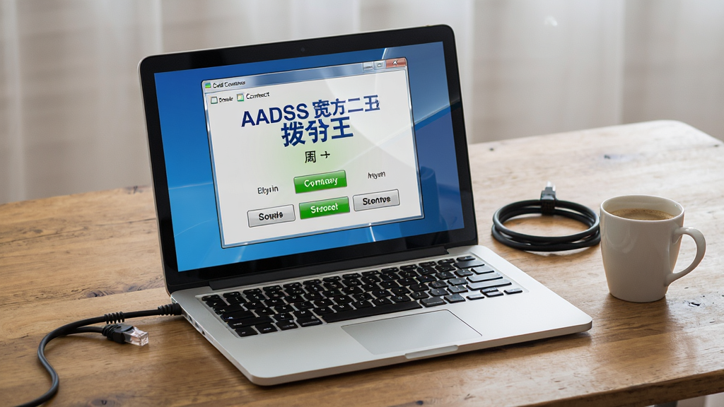 һ̨��ɫ�ʼǱ����Է�����ľ�������ϣ���Ļ��ʾADSL�����������������棬�����п������ӡ����š��Ͽ��Ȱ�ť���Ա߷���һ�����ߺ�һ�����ȣ����ּ����У��Ű���ˬ�����Ϊдʵ�����Ʒ��Ӱ��ϸ�ڰ�����Ļ���⡢����ˮ��ͷ����������ľ�����������ʸ��壬�ɾ����޶���Ԫ��