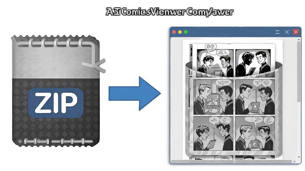 һ��չʾ ComicsViewer ֱ�Ӷ�ȡѹ������������ʾ��ͼ�����������һ�� ZIP ѹ����ͼ�꣬�Ҳ���������������ʾѹ�����е�����ҳ�棬�м��м�ͷ��ʾ�����ѹֱ�Ӵ򿪣����Ϊ��ƽ���Ƽ��廭��ϸ�ڰ���ѹ���������������־��������������ɾ����޶���Ԫ��