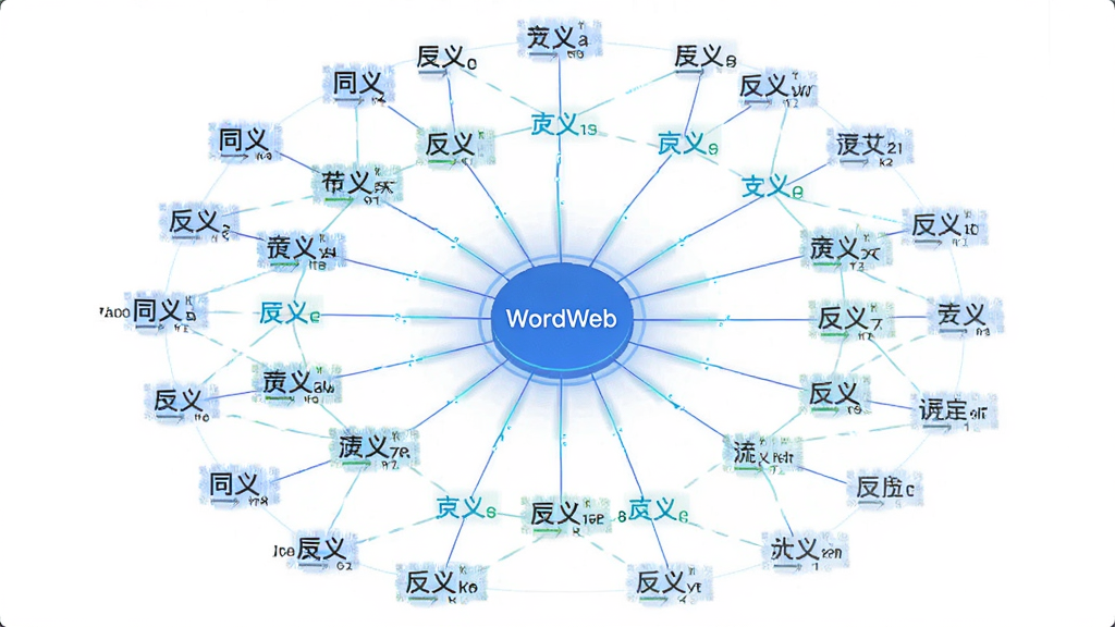 WordWebͬ��ʷ���ʹ���չʾ�������Ǵʵ�����еĴʻ��ϵͼ������Ϊ���Ĵ���������������ʣ��Ű����״�ṹ�����Ϊ�Ƽ�����Ϣͼ��ϸ�ڰ���ͬ��ʡ�����ʱ�ǩ�����ߣ����ʸ��壬�ɾ����޶���Ԫ��