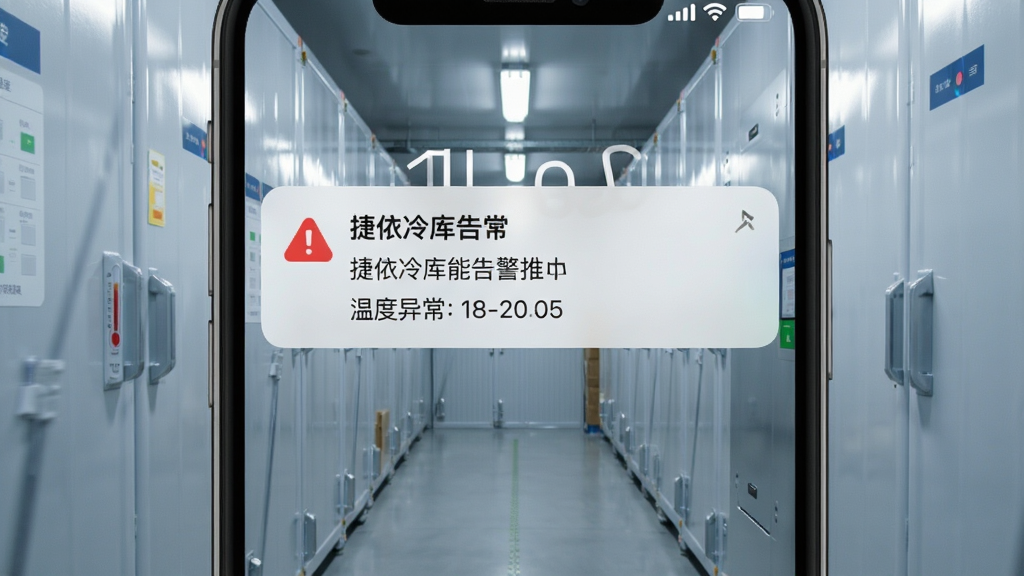 ����������ܸ澯���ͽ��棬�������ֻ��������浯���澯֪ͨ��Ƭ������Ϊ������ȳ�����������֪ͨ��Ƭλ����Ļ����ƫ�ϣ�ϸ�ڰ�����ɫ�澯ͼ�ꡢ�¶��쳣���֡�ʱ��������������ɾ����޶���Ԫ��