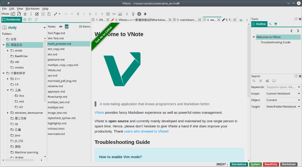 VNote ��׿�� �ʼǽ���