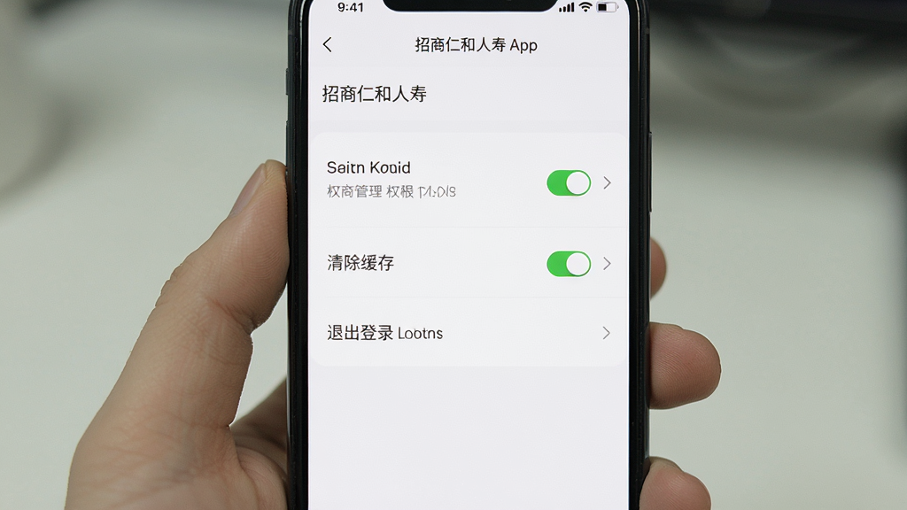 ����Ϊ�ֻ���Ļ��ʾ�����ʺ�����App����ҳ�棬����Ȩ�޹�����������桢�˳���¼��ѡ�����Ϊ�ֻ�������У��Ű��Ϸ�Ϊ���ñ��⣬�·�Ϊ�����б������Ϊ����ɫ������ϸ�ڰ������ذ�ť����ͷͼ�ꡢ�������������ʸ��塢�ɾ����޶���Ԫ��