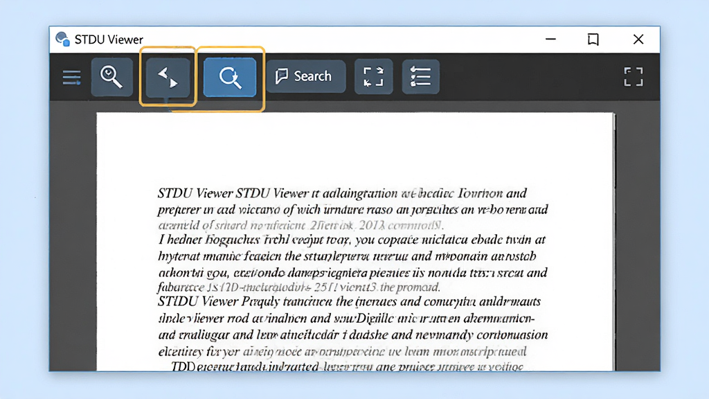 STDU Viewer �Ķ����湦��չʾ��������ʾ�������ڣ�������������ע���š���ת��������ȫ���Ȱ�ť��ҳ�����������ɼ�������Ϊ����ɫ��������ִ������ʸɾ����޶���Ԫ��