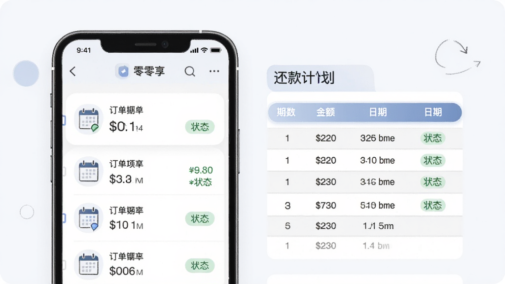 ������Ӧ�ö�������ҳ��չʾ���������ֻ���Ļ��ʾ�����б��ͻ���ƻ����񣬱����а��������������ڵ��ֶΣ����Ϊ��Լ����廭��ϸ�ڰ�������ͼ�ꡢ������֡�״̬��ǩ�����������ɾ����Ű������޶���Ԫ��