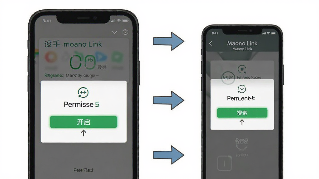 һ��չʾ Maono Link ���ֲ��������ʾ��ͼ���������ֻ���Ļ��ʾȨ�޿������豸�������棬����Ϊ�����������У����Ϊ���̷̳磬ϸ�ڰ�����ͷָ���������ť�������������ɾ����޶���Ԫ��