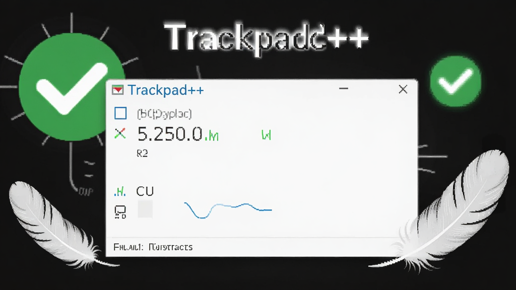һ��չʾ Trackpad++ �ں�̨����Դ���е�ʾ��ͼ���������������������������ʾ Trackpad++ ռ�ü����ڴ�� CPU����Χ����ɫ�Թ�ͼ���������ëԪ�أ�����Ϊ�����Ű棬���Ϊ��Լ����ϸ�ڰ��������������ֵ����ë�����������������ɾ��޶���Ԫ��