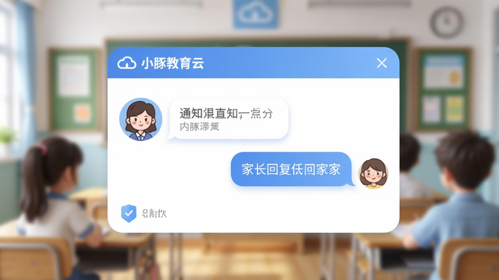 ��������Ϊһ������������������棬������չʾ��С������ơ���У��ͨ���ڣ��������ʦͷ����֪ͨ���ݣ��Ҳ��Ǽҳ��ظ����ݣ���������·����Ѷ���ִСͼ�ꣻ����Ϊ�黯�Ľ��ҳ������Ű���þ��й�ͼ�����촰��ռ�ݻ�����Ҫλ�ã����Ϊ����UIչʾ�廭����ɫ������ף�ϸ����������Բ����ǳ��Ӱ��ͷ��Ϊ��ͨ��񣻻��ʸ��壬�ɾ��޶���Ԫ�ء�