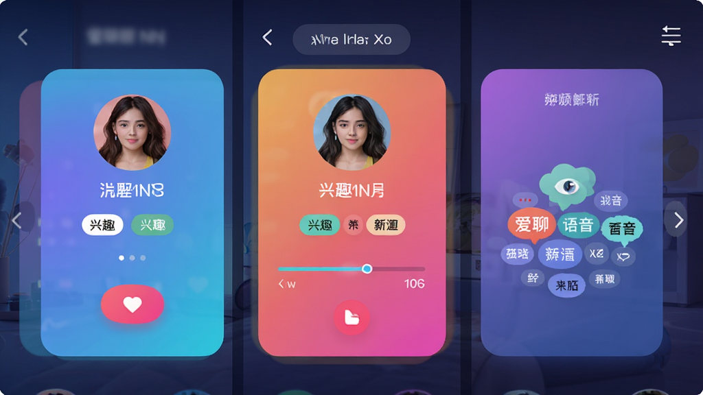 ����������Ƶ����������ƥ��ҳ�棬����Ϊ��Ƭʽ�û����ϻ������棬����Ϊ���»��������һ�����ϣ��Ű�ͻ��ͷ������Ȥ��ǩ�����Ϊ���ữ����磬ϸ�ڰ����Ķ���ť��ƥ����������ǩ�ƣ����ʸ��壬�ɾ����޶���Ԫ��