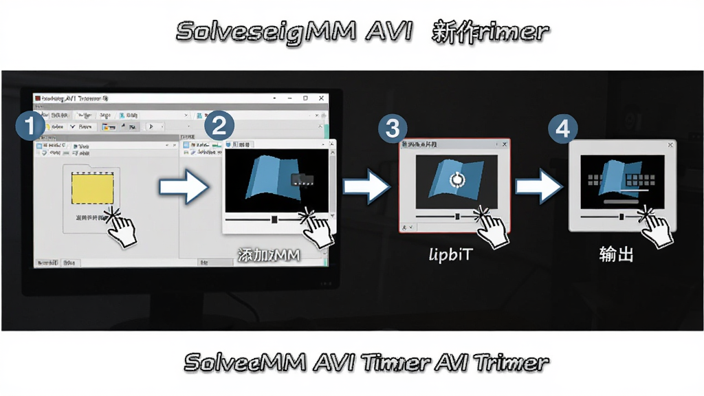 SolveigMM AVI Trimmer ���ֲ�������ͼ������Ϊ������Ļ��ʾ������������������ע�����ִ���������Ϊ�����ļ���ѡȡƬ�Ρ�������������Ű��������ʽ�����Ϊ�̳�ͼ�⣬ϸ�ڰ���������š���ͷָʾ�������ͼ�꣬���ʸ��壬�ɾ����޶���Ԫ��