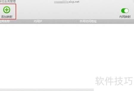 花生壳 安卓版 内网穿透 映射设置界面