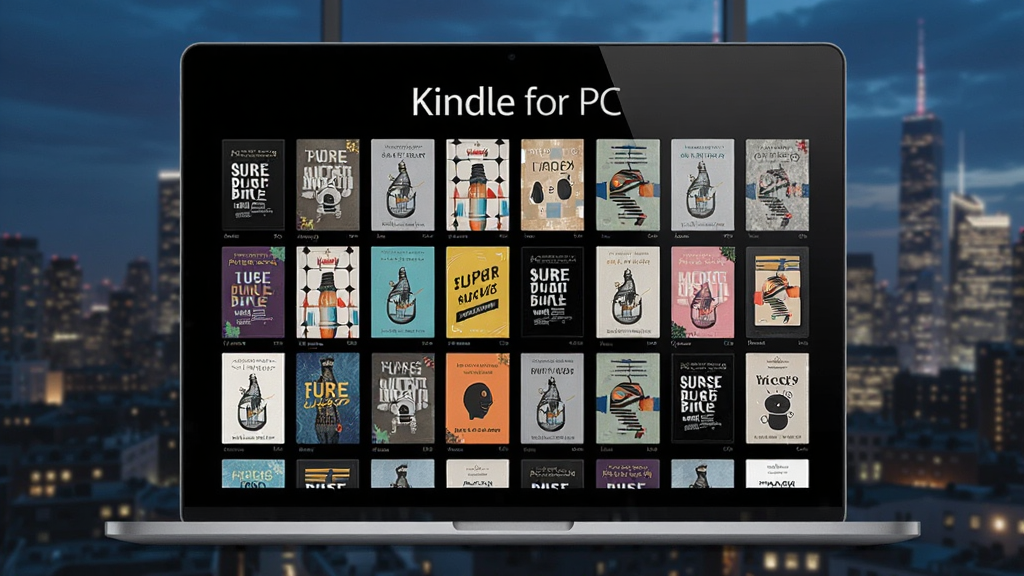 ����չʾһ̨�ʼǱ�������Ļ����Ļ������������ĵ��������ǽ����������죬������ Kindle for PC �������������黯�ĳ���ҹ�����������ִ��Ƽ��У������������ɾ��޶���Ԫ��