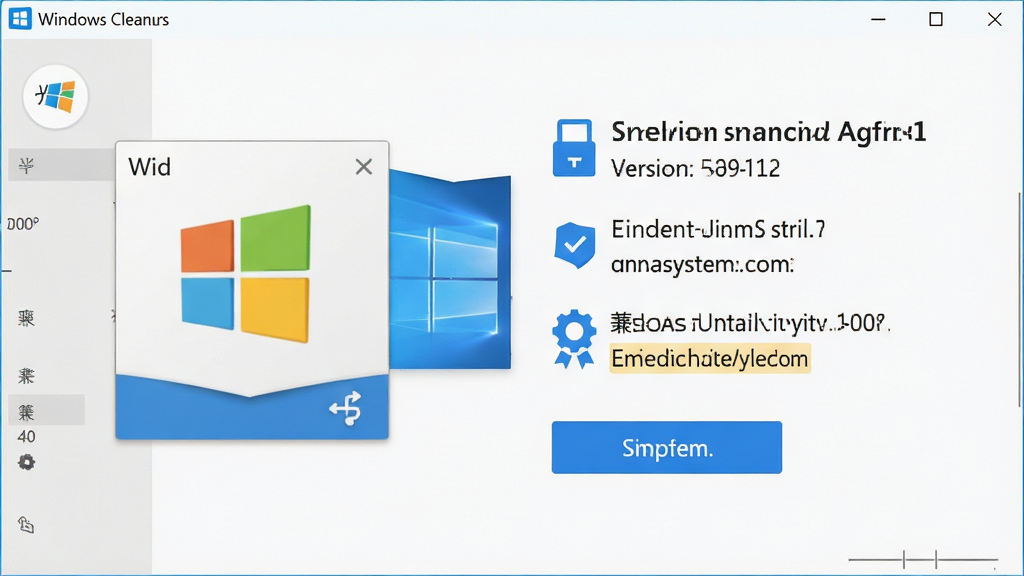 һ��չʾWindows�����������������ص��ͼƬ������Ϊ�����������밲װ��ͼ�꣬����Ϊ���ͼ���Ҳ๦�ܼ�飬�Ű���ˬ�����Ϊ�������߷磬ϸ�ڰ����汾�š�����ϵͳ��ʶ����ఴť�����ʸ��壬�ɾ����޶���Ԫ��