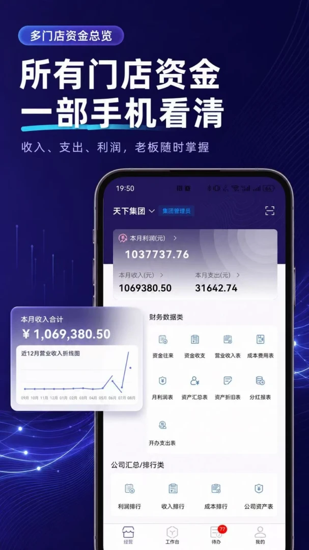 经营管理端截图