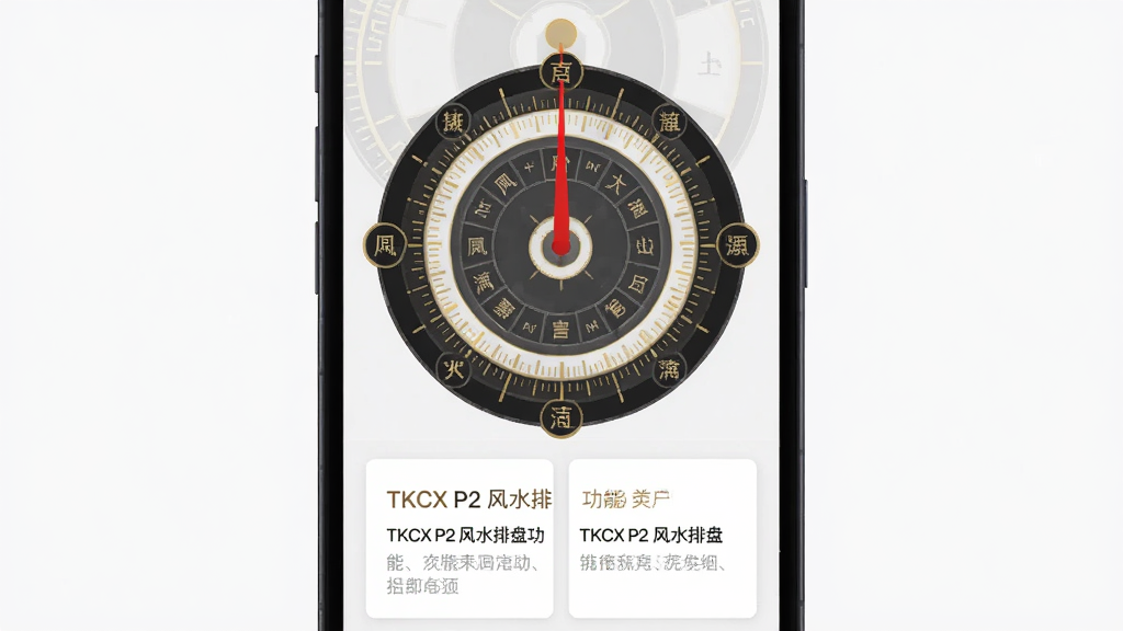 һ��չʾ TKCX P2 ��ˮ���̹��ܵĽ����ͼ���ͼƬ������Ϊ�ֻ���Ļ��д����Ļ����ʾԲ�������뷽λ��ע������Ϊ�Ϸ������·����ֿ�Ƭ�����Ϊ��ƽ����ʽ��Լ�磬ϸ�ڰ�����ɫ�̶��ߡ���ɫ��λָ����ǳ������˵�������ʸ��壬�����ɾ�������
